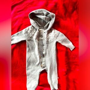 Carters gray size 6 months one piece